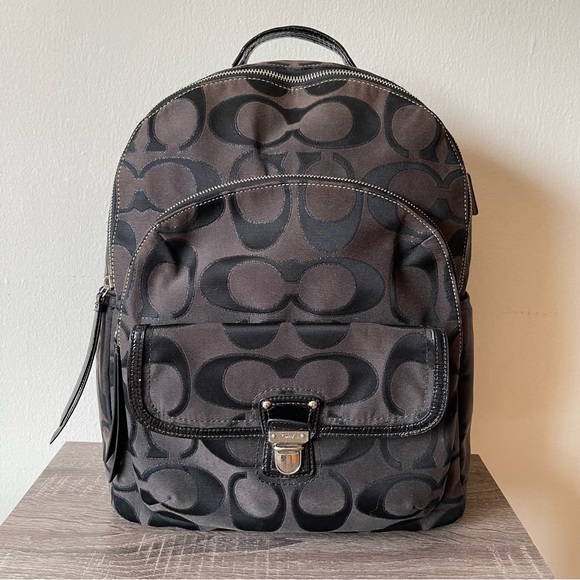 Coach Monogram Backpack - Picture 1 of 9